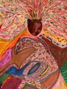 9EW-3483-35-30in.X40in.-Acrylic,-Mixed-Media-on-Canvas
